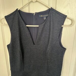 Brooks Brothers Chambray blue Sleeveless shift dress 2